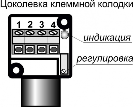 Датчик бесконтактный оптический OC11-NO/NC-PNP-K(Л63, с регулировкой)
