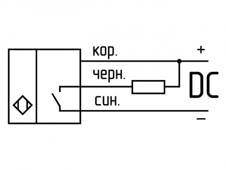 Датчик уровня жидкости  DP01-NO-NPN