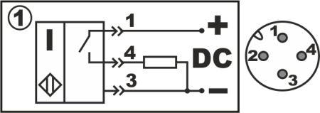 Датчик индуктивный бесконтактный И09-NO-PNP-P-HT(Д16Т)